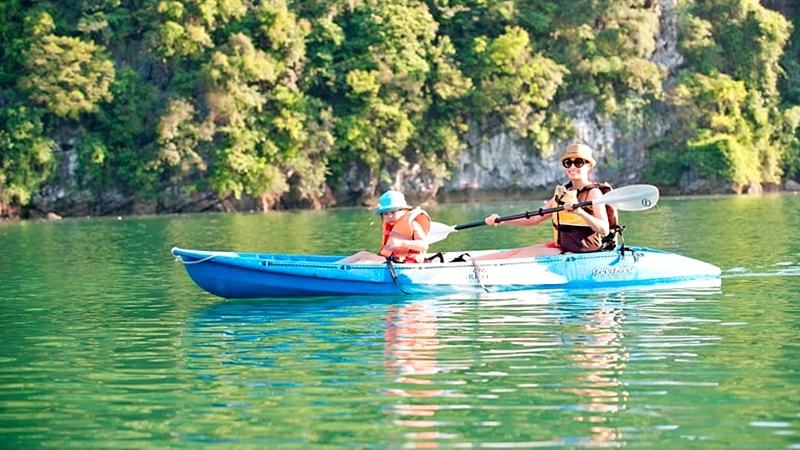  tập chèo thuyền Kayak