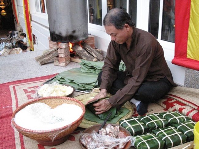 Bánh chưng làng Đầm Bánh chưng làng Đầm